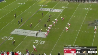 Army's Beatdown Of Houston Reached The "Punt From The Black Knights' 30" Stage